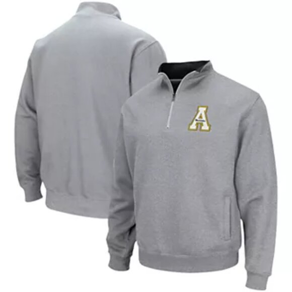 NWT - 2 Appalachian APP State Mens L/S Quarter Zip Pullovers XL XXL Cutter Buck - Picture 3 of 10